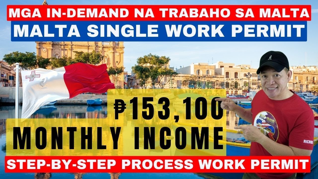 MALTA SINGLE WORK PERMIT | PINAKAMAHUSAY NA EURPEAN COUNTRY FOR EMPLOYMENT  2024