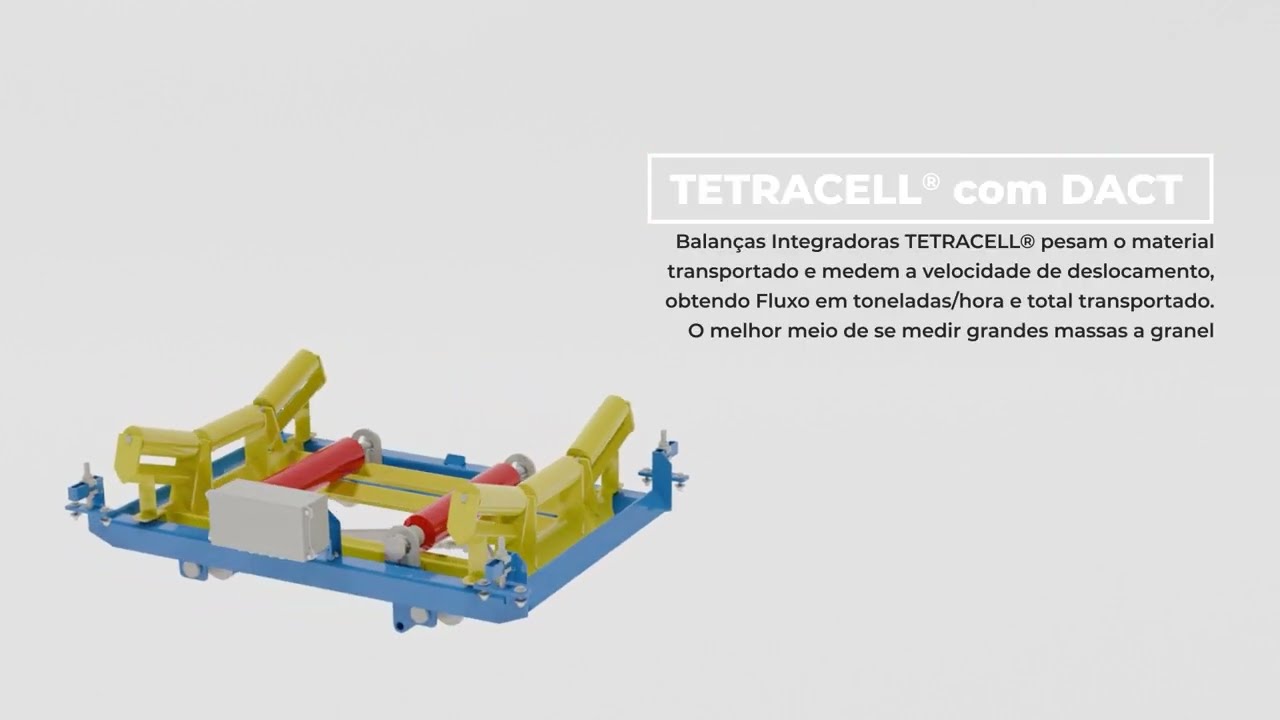 Conheça a balança integradora Tetracell® Dact