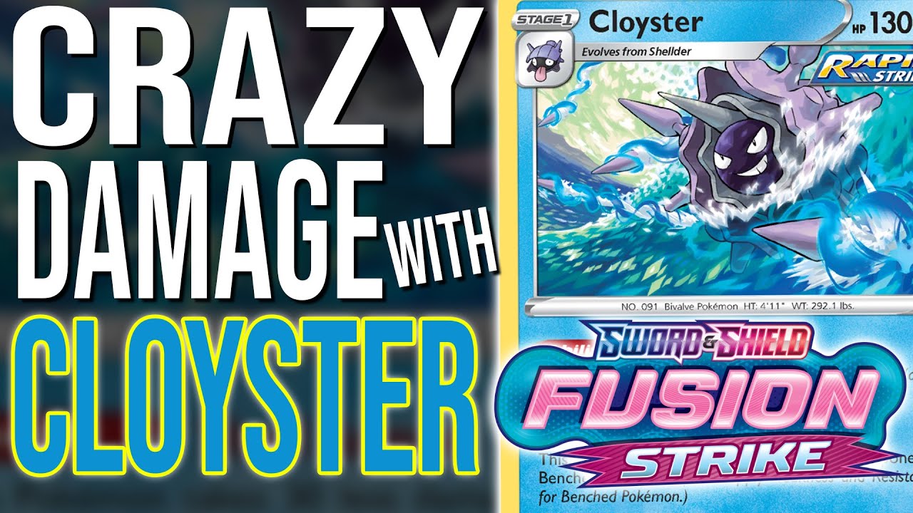 Cloyster Spreads A LOT of Damage! Rogue PTCGO Deck List 2021 Fusion Strike