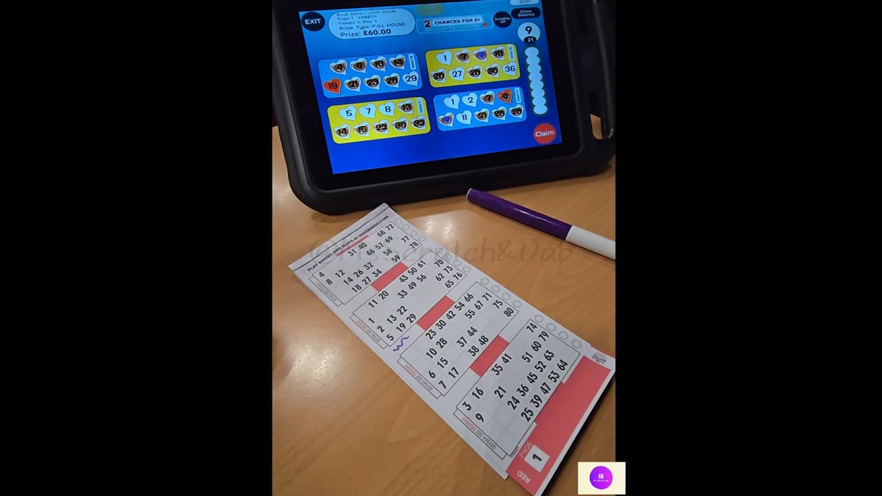 Bingo Game 3 Session 21 Royal Salute UK bingo| MsScratch&Dab