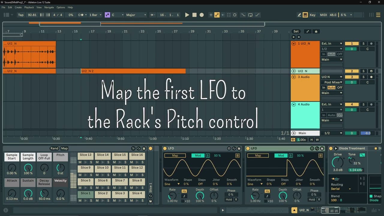 Granulation with Ableton's Slice to MIDI