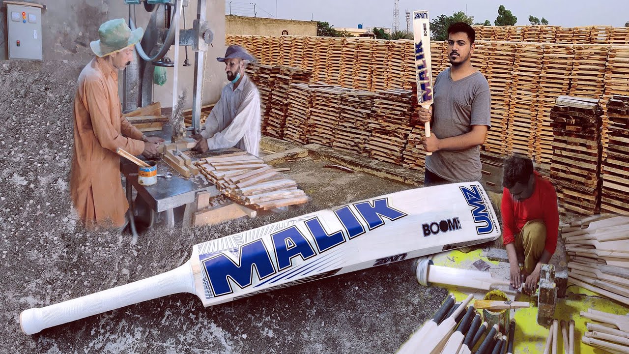 Most popular MB Malik World wide Cricket Bat making full process | Quality Bat are made
