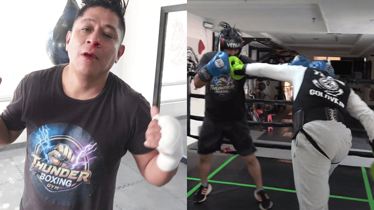 CAYÓ 3 VECES AL SUELO | Jorge 'Estruendo' Sánchez VS Felix Piglet | Boxeo