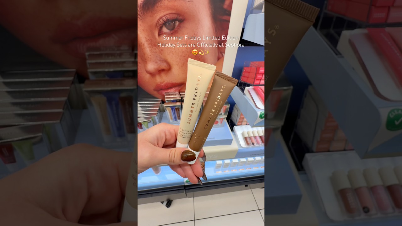 Just spotted the Summer Fridays Holiday Sets at Sephora ✨ 