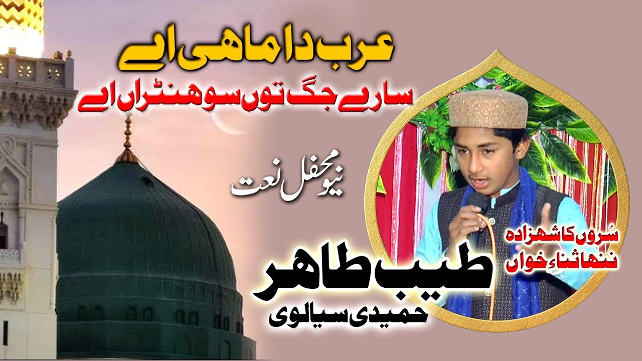 Tayyab Tahir hameedi sialvi - Arab Da Mahi ay sary jag tu sohna ay - Mehfil Khushab