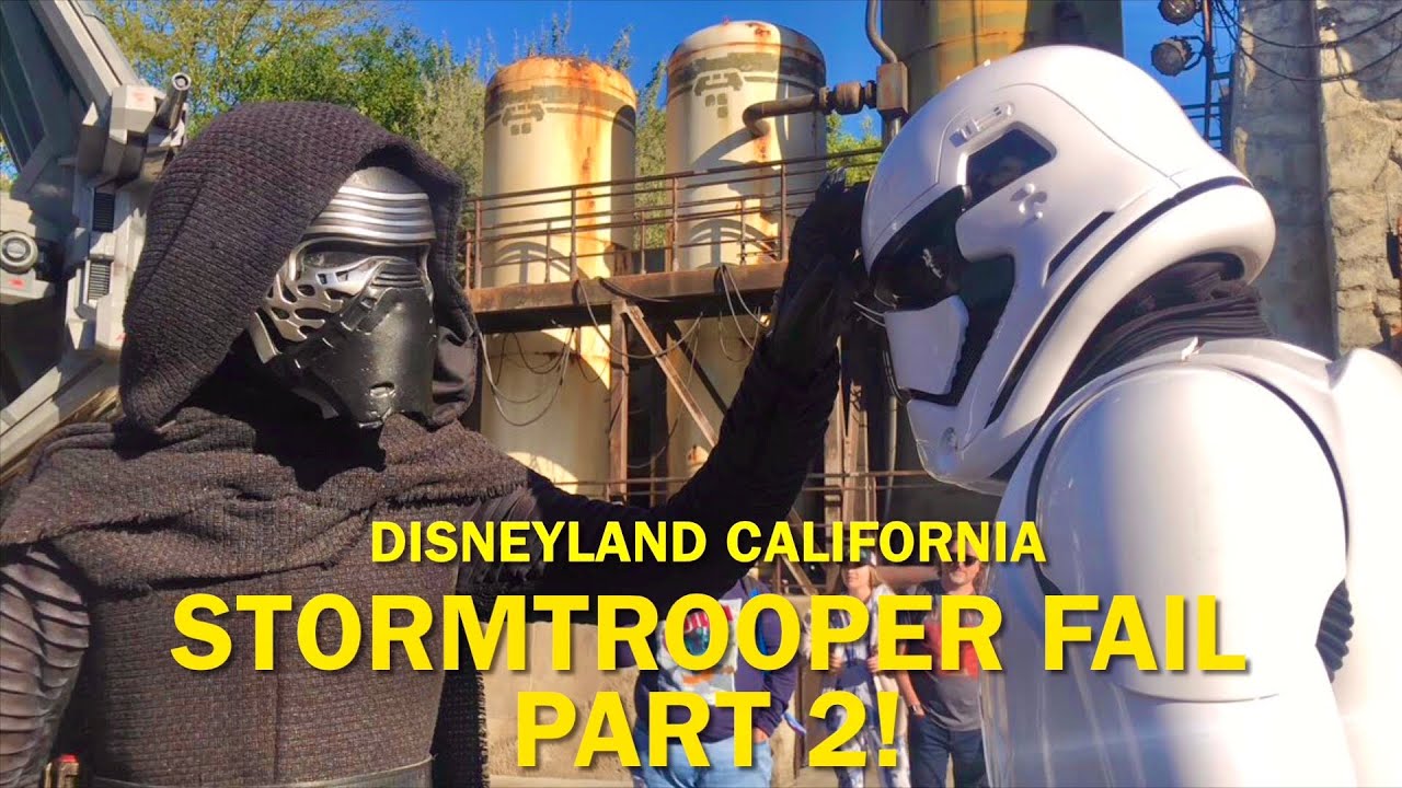NEW: Part 2- Stormtrooper Messes Up AGAIN and Regrets It?! Disneyland Fail 2023 #disney #starwars
