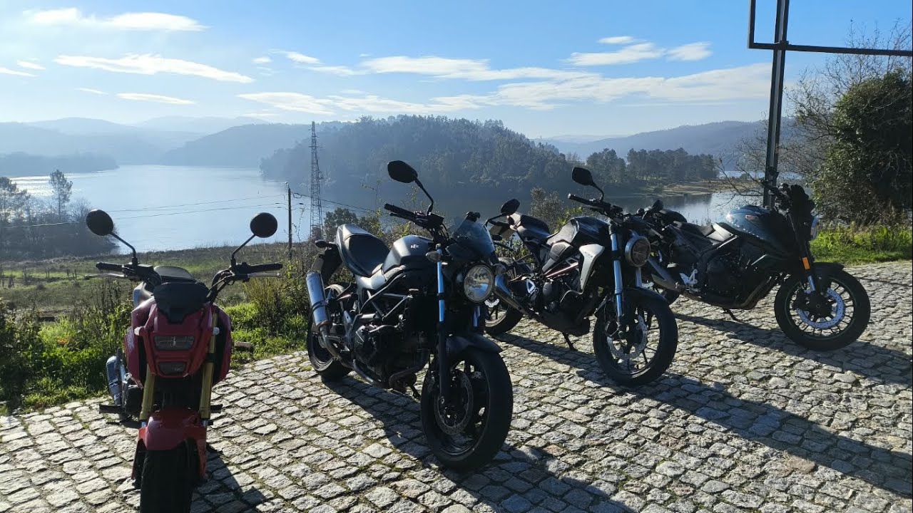 Honda CB300R e Honda MSX 125/Grom - Primeira voltinha do ano #hondagrom #moto #honda