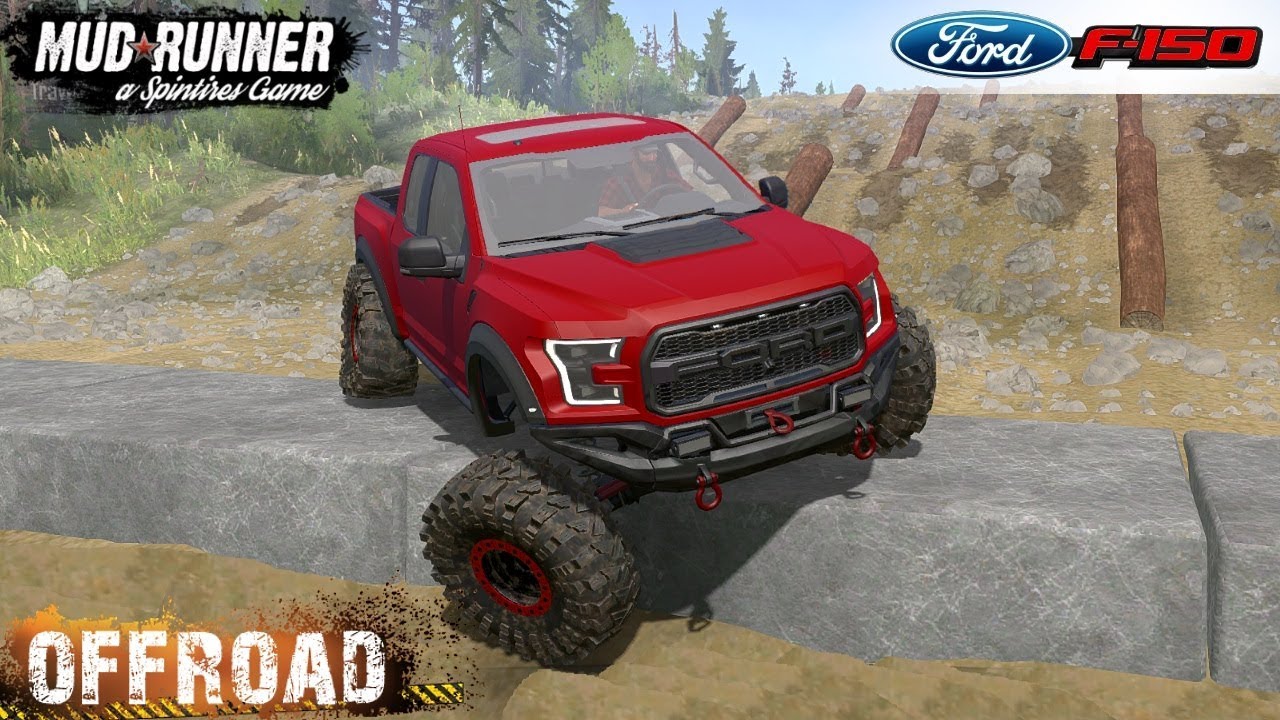 Spintires: MudRunner - FORD F150 CUMMINS EXTREME EXPLORER Trail Track