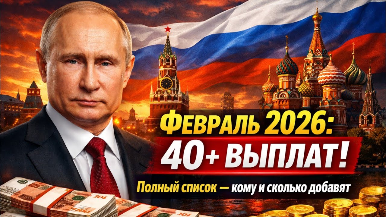 Февраль 2026: Автоматическое Повышение 40+ Выплат! Полный Список — Кому и Сколько Добавят