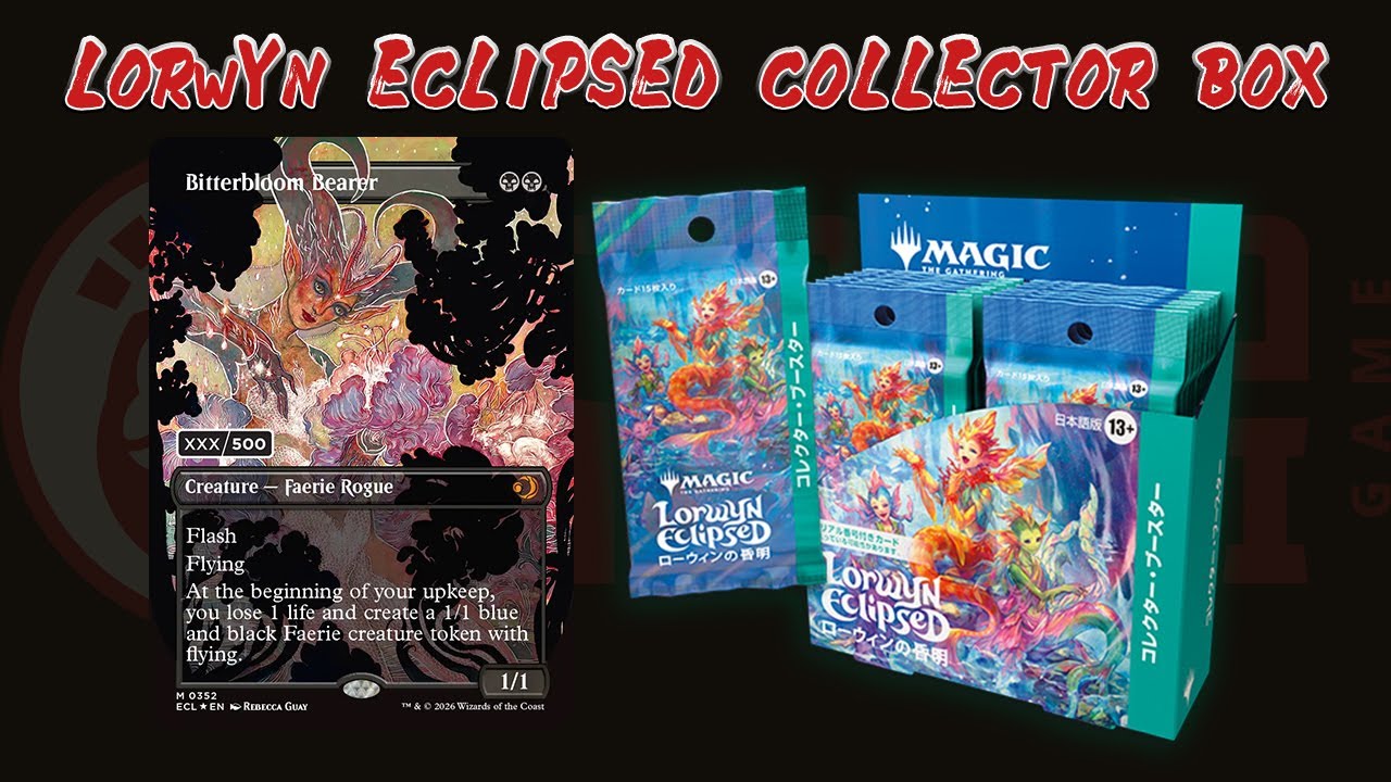 Apro Collector Box Nuova Espansione Magic MTG Lorwyn Eclipsed
