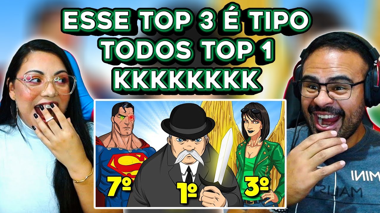REACT ULTRA NERD | Os Personagens MAIS PODEROSOS da DC