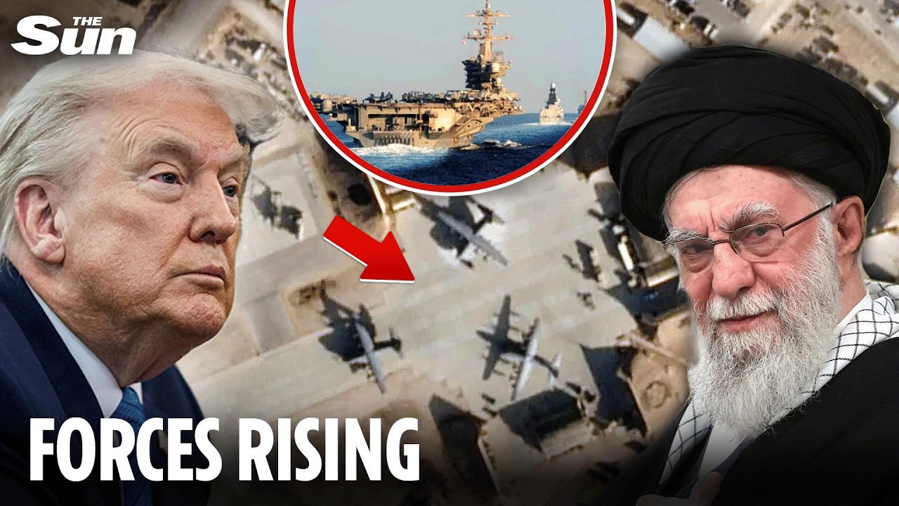Satellite pics reveal HUGE US military buildup near Iran as Trump warns Ayatollah