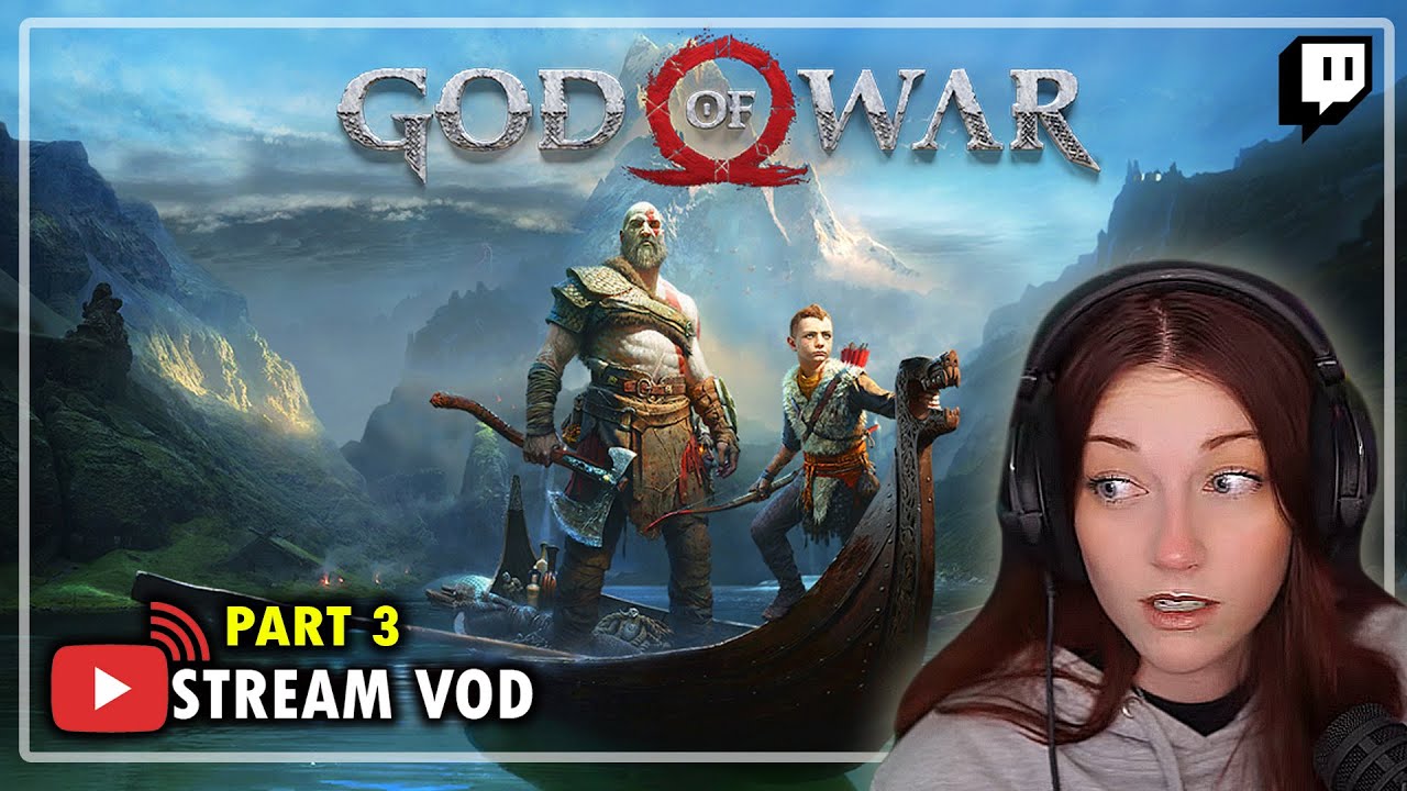 God of War playthrough (first time + PC port) PART 3 | Kruzadar LIVE Stream