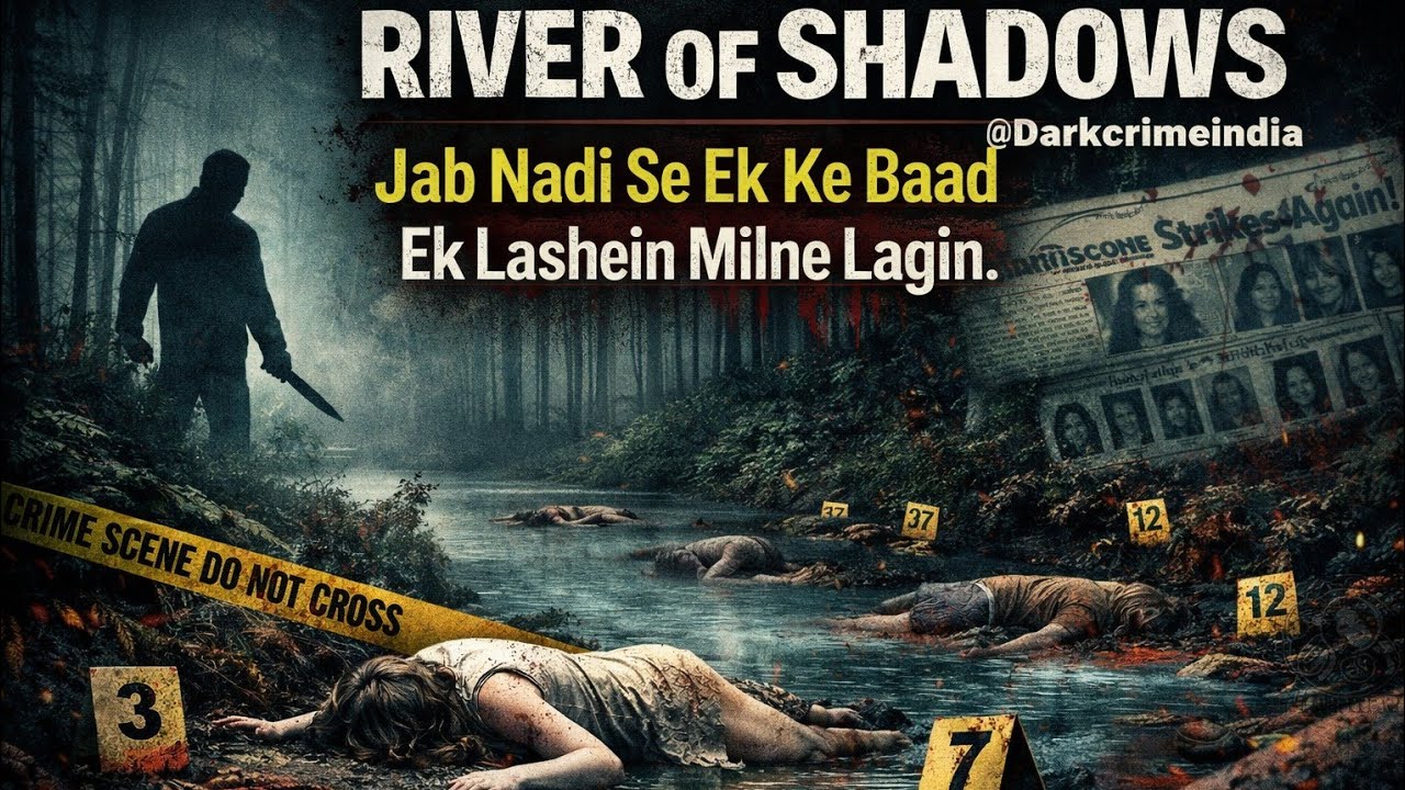 River of Shadows: Jab Nadi Se Ek Ke Baad Ek Lashein Milne Lagin. @Darkcrimeindia