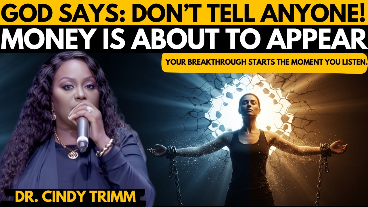 God Says: DON’T TELL ANYONE! Listen to This Prayer & Money Will Miraculously Appear | Dr. Cindy Trim