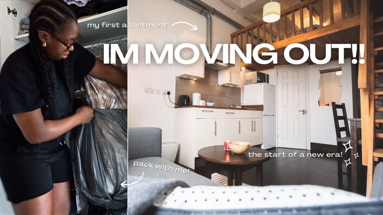 I'M MOVING OUT! & Empty Apartment Tour… Moving Diaries Episode 1