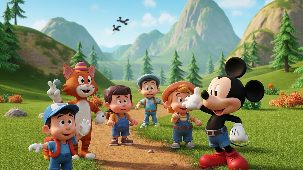 Magical Adventure Song for Kids 🌈 | Fun Animated Journey with Friends