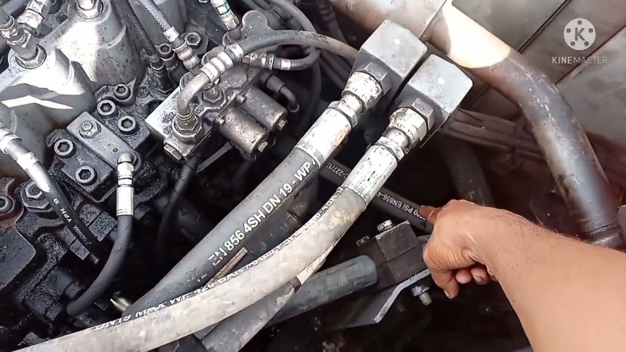 hitachi zx 470 LC problem low speed travel,,pompa/motor ya 🤔 langkah awal action & trouble shooting.