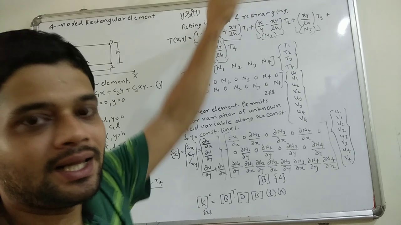 2D Analysis - 4 noded Rectangular element