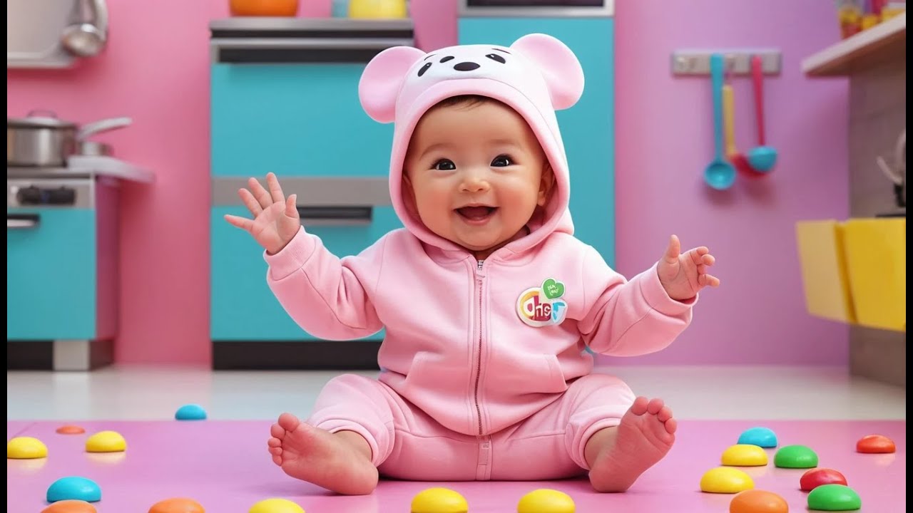 Tiny Chef Candy Kitchen | Fun Cooking & Learning Video for Toddlers
