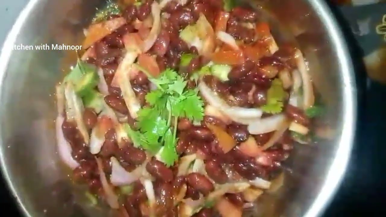 Chana Lobia Chaat Recipe -lftar Recipes I Lobia Salad Chaat | Lobia Recipe Healthy Rajma Recipe I 