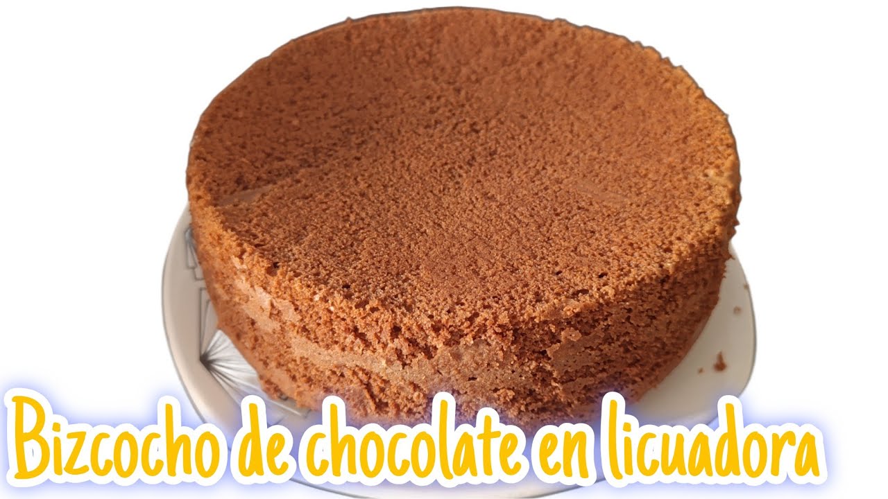 Bizcocho de chocolate en la licuadora 