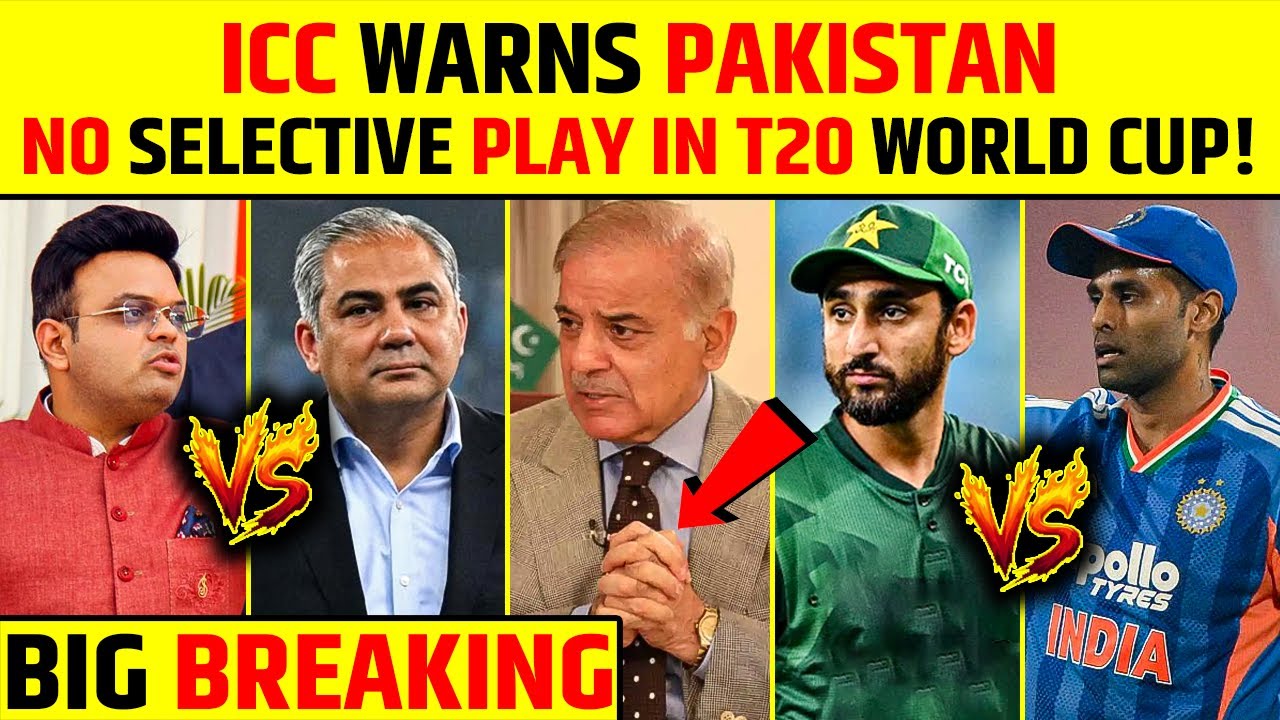 🔴BIG CONTROVERSY! ICC WARNS PAKISTAN AHEAD OF T20 WC 2026 #t20worldcup