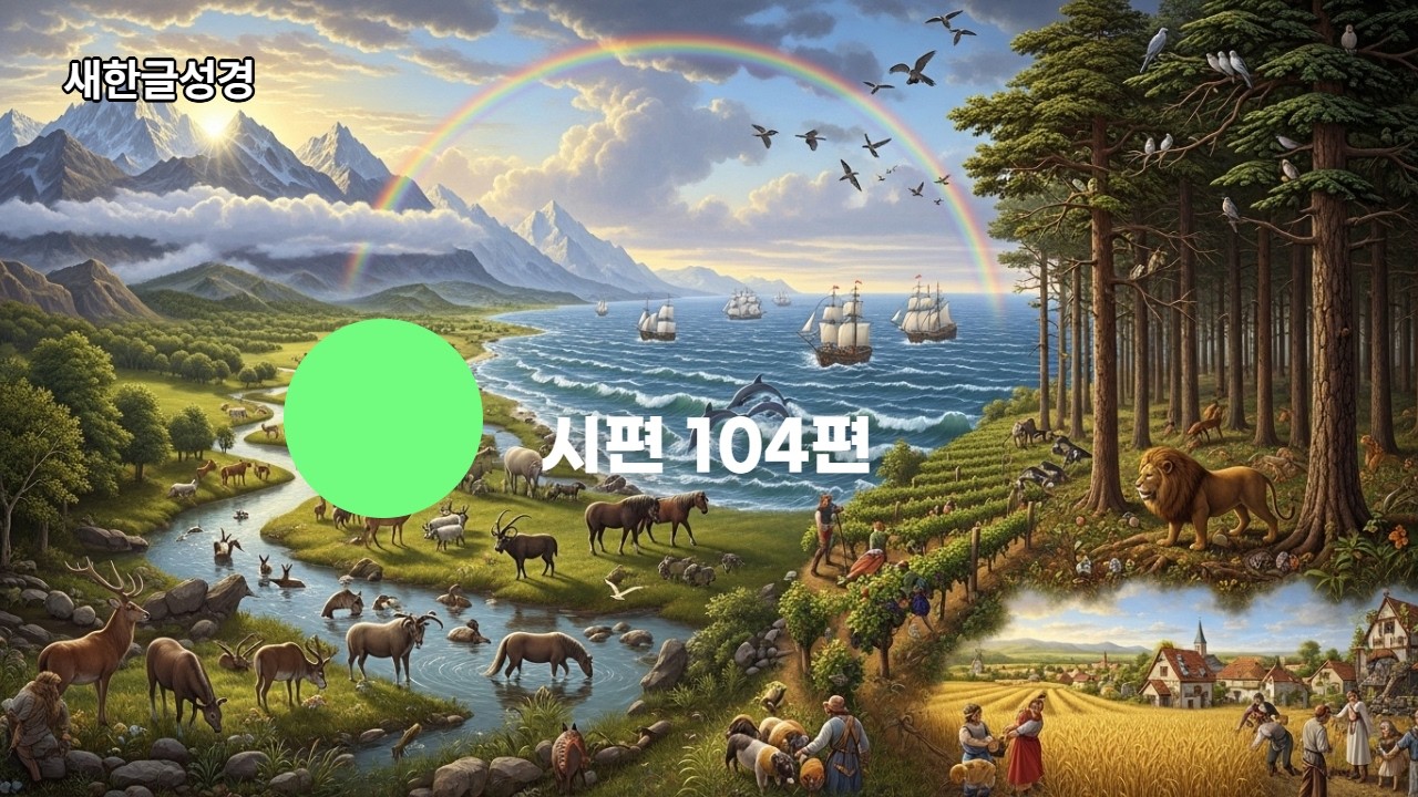 [새한글성경] 시편 104편