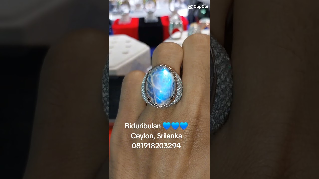 Biduribulan Top Biru kristal💙
