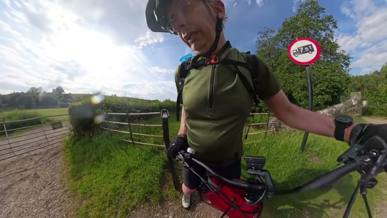 Cycling the River Churnet and Caldon Canal. From Consall to Denford