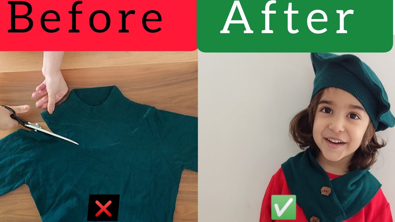 Eaey sewing;Amazing Sweater Upcycle Tutorial💥✨