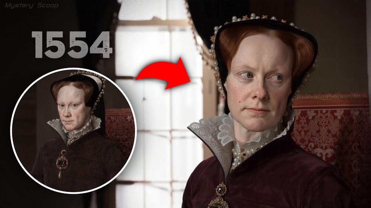 Faces from History Brought Back to Life: Henry 8, Mary I, Elizabeth I