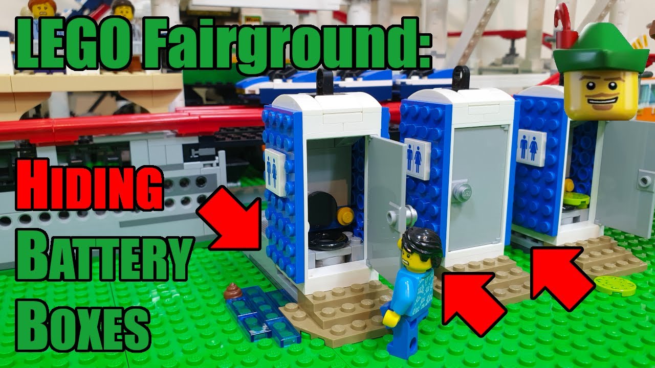 LEGO Fairground - Hiding Battery Boxes 🎢🎡🎠🏹