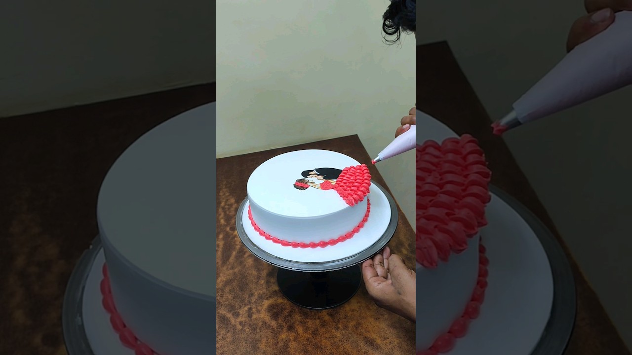 Anniversary Couple Cake design 