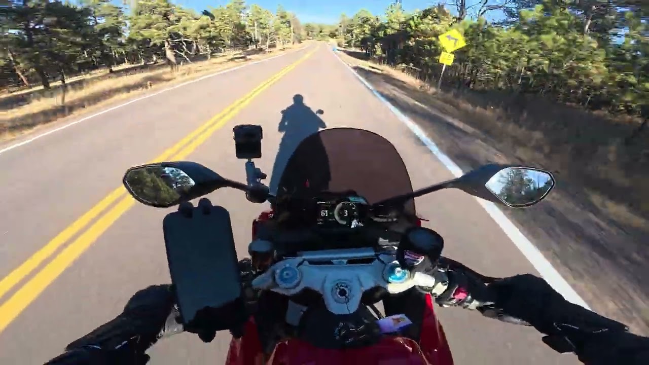Ducati Panigale V2 S (2025) - Scenic Ride through the Forest!