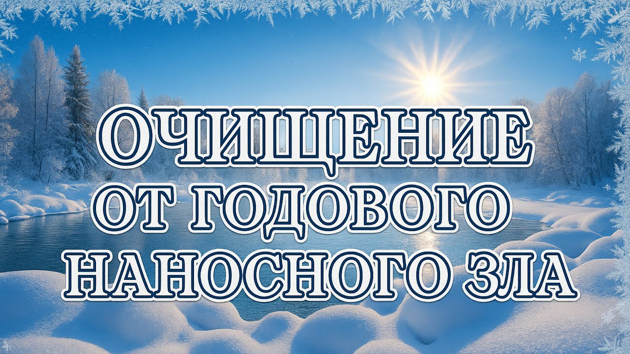 Очищение от годового наносного зла