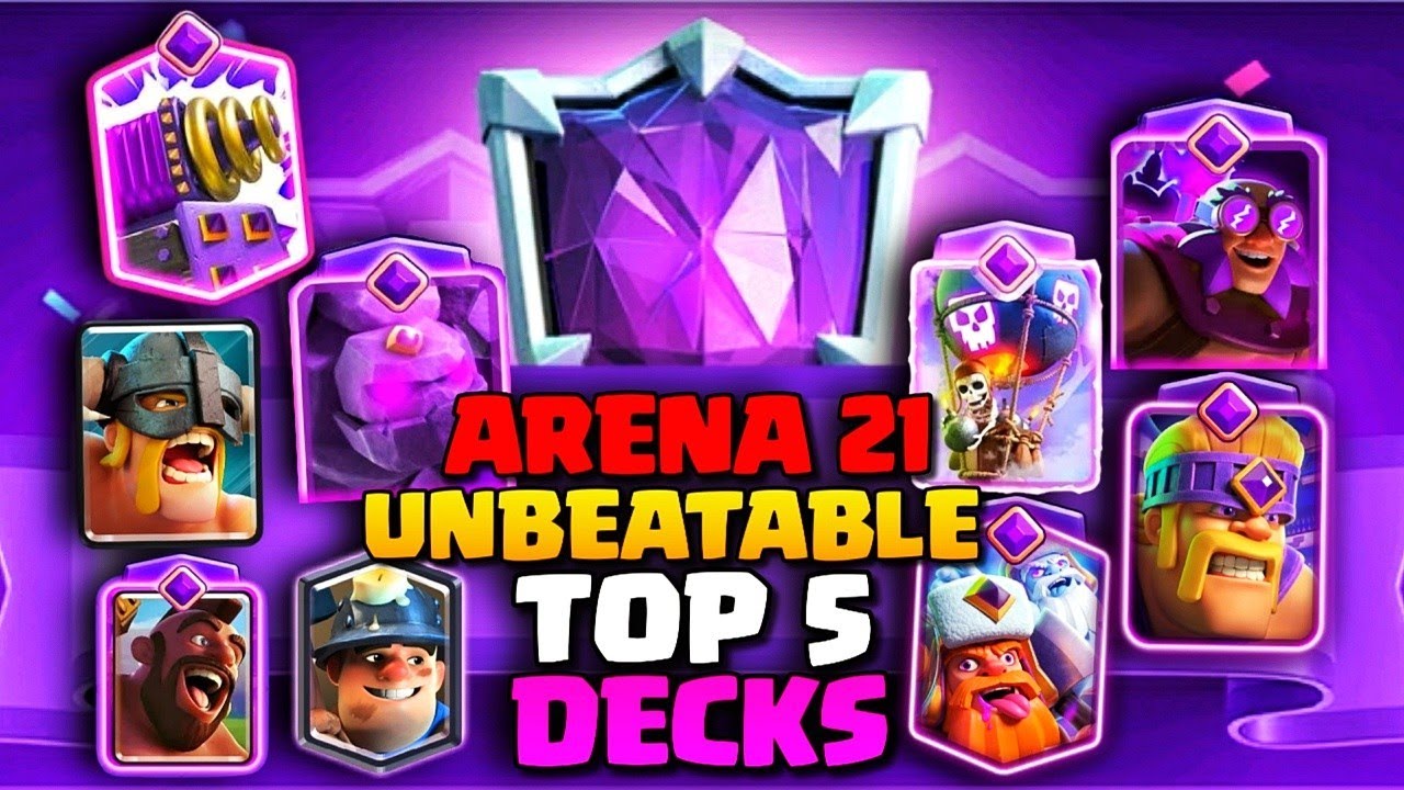 TOP 5 Clash Royale Decks 2026 Arena 21 Best Decks (Ladder, Mid Ladder & Cycle)January