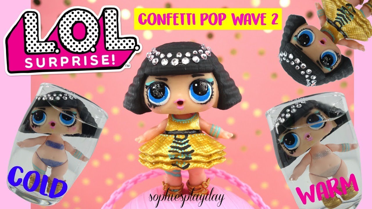 LOL Surprise Series 3 Wave 2 Pharaoh Babe DIY, How to make Theatre Club Pharaoh Babe