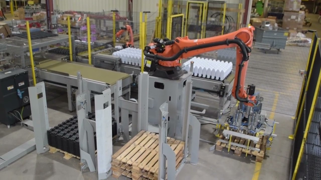 Automatic Tray Palletizing for Molded Trays