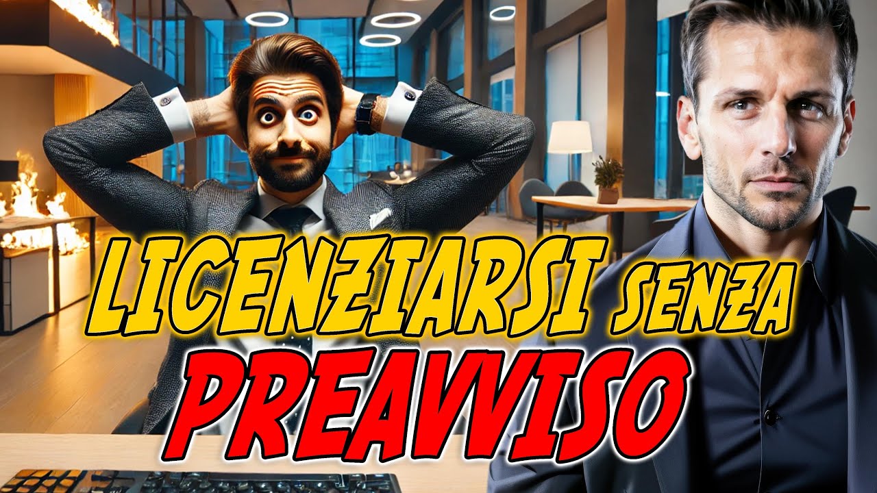 Posso LICENZIARMI per giusta causa senza PREAVVISO? | Avv. Angelo Greco