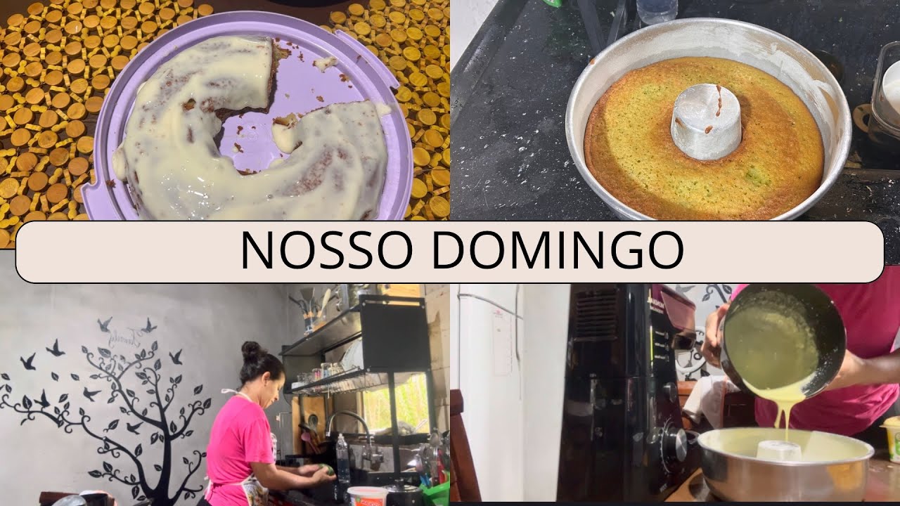 DOMINGO +BOLO DE LIMÃO|DONA DE CASA E CONTEI UMA NOVIDADE 🙌🏼🫶🏻😍