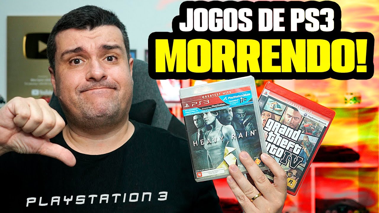 A CASA CAIU pra MIM! MEUS JOGOS de PLAYSTATION 3 ESTÃO PARANDO! PROBLEMAS com BLURAY e DURABILIDADE!