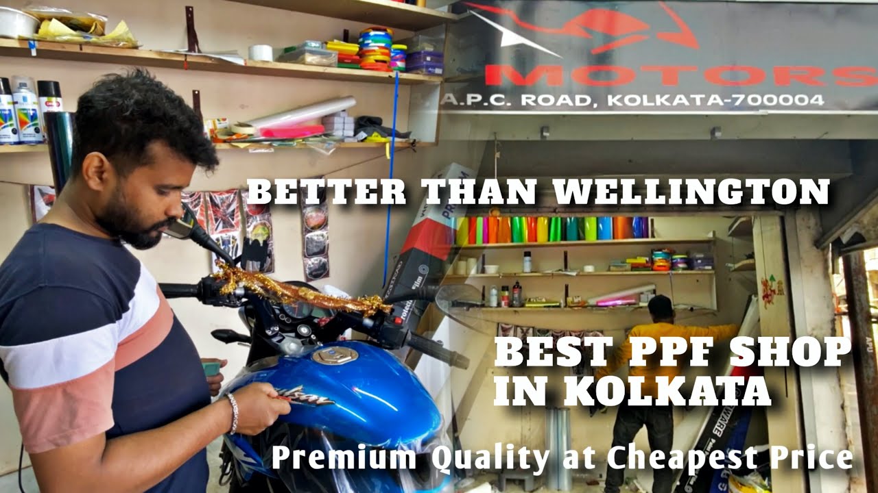 Best PPF, Stickering Shop of Bikes and Cars in Kolkata | Better Than Wellington Market | Bangla Vlog