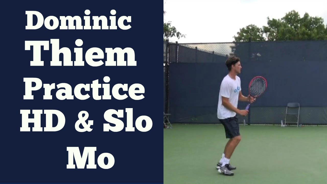 Dominic Thiem Real Time and Super Slow Motion