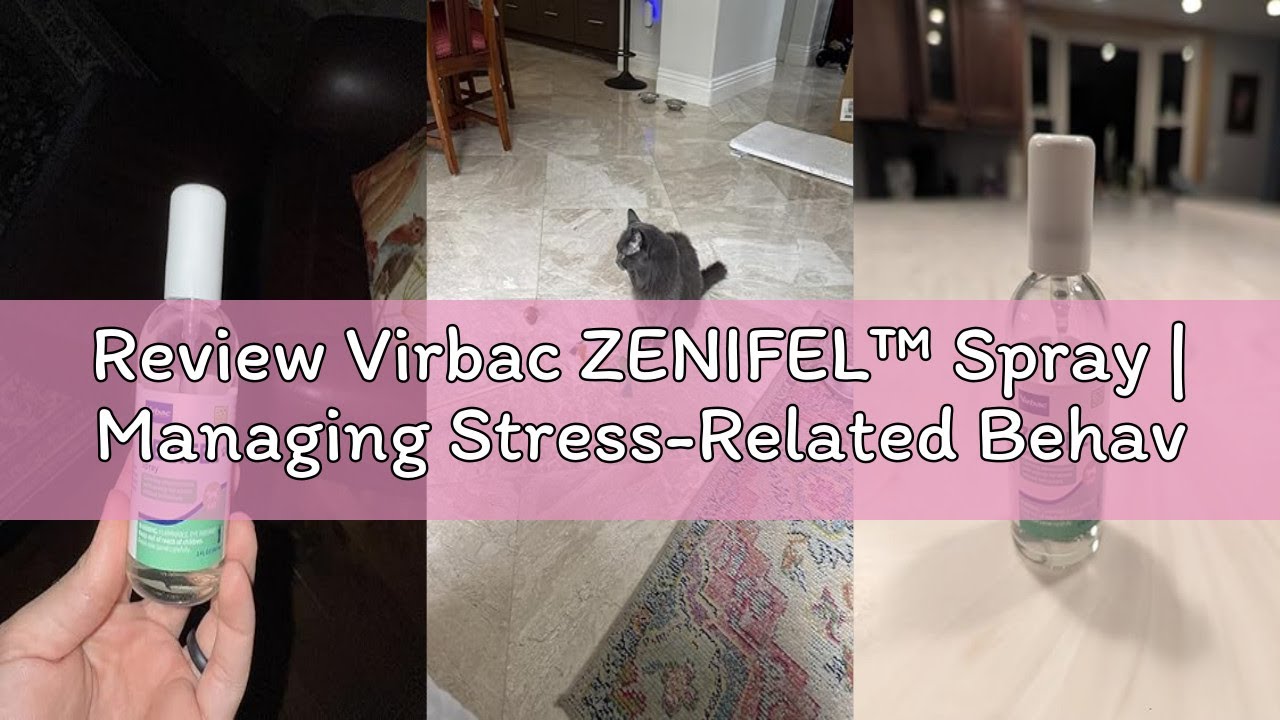 Review Virbac ZENIFEL™ Spray | Managing Stress-Related Behaviors in Kittens & Cats | Quick-Acting -