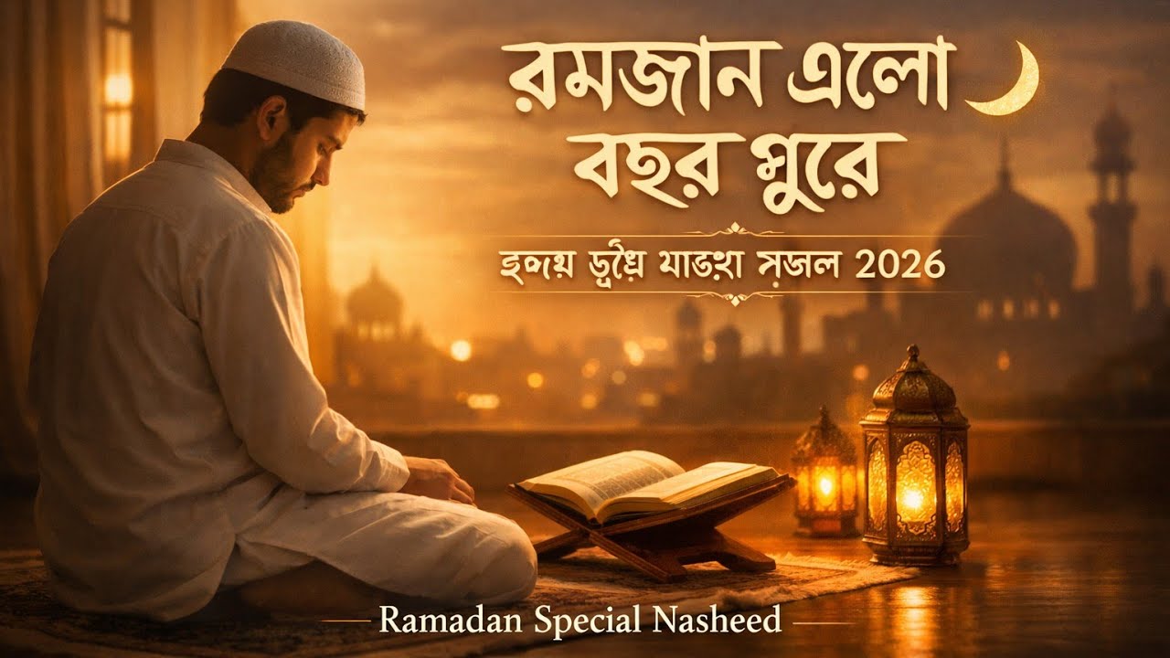 রমজান এলো বছর ঘুরে 🌙 | হৃদয় ছুঁয়ে যাওয়া রমজানের নতুন গজল 2026 | Emotional Ramadan Gojol