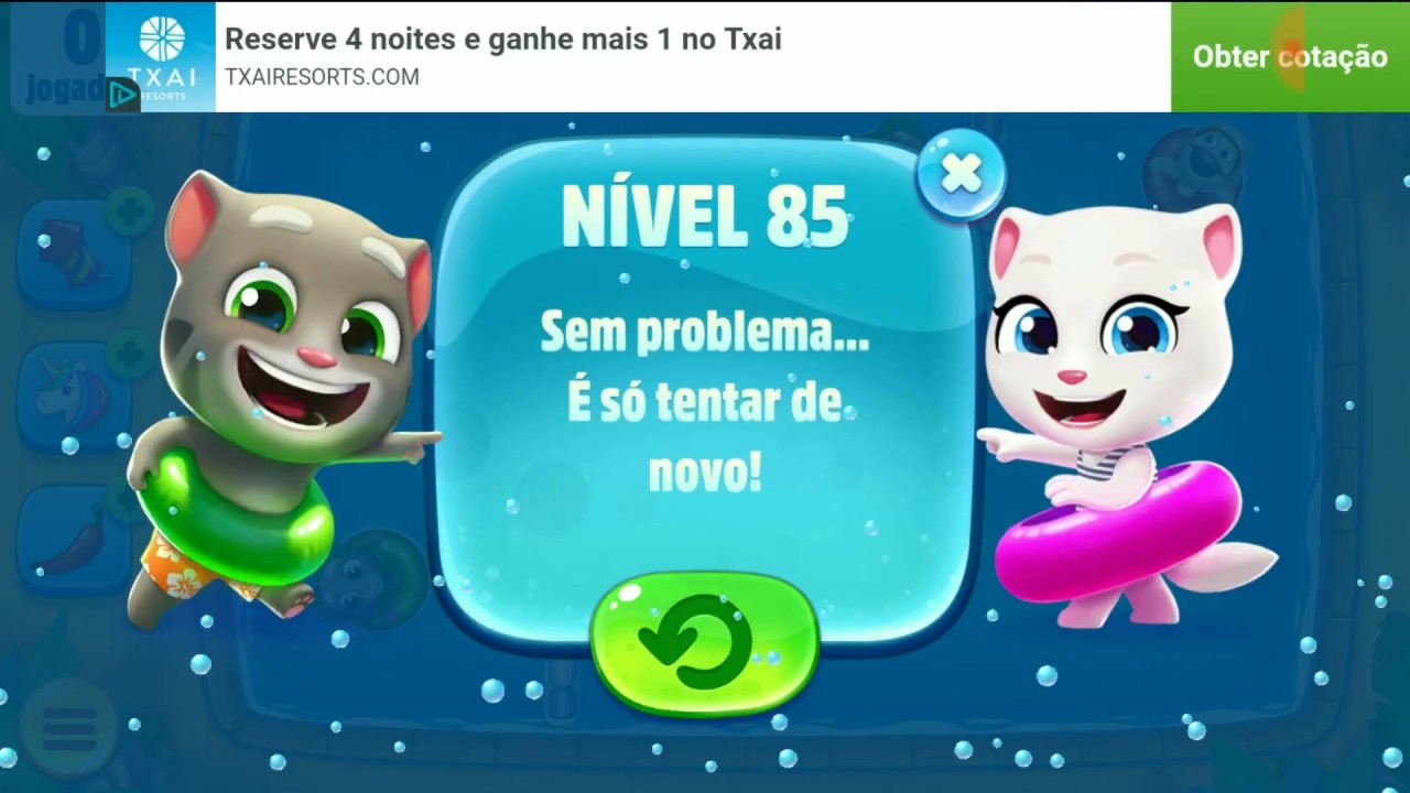 Talking Tom Pool - Jogo/Game - Level 83 a 90 - Parte 7
