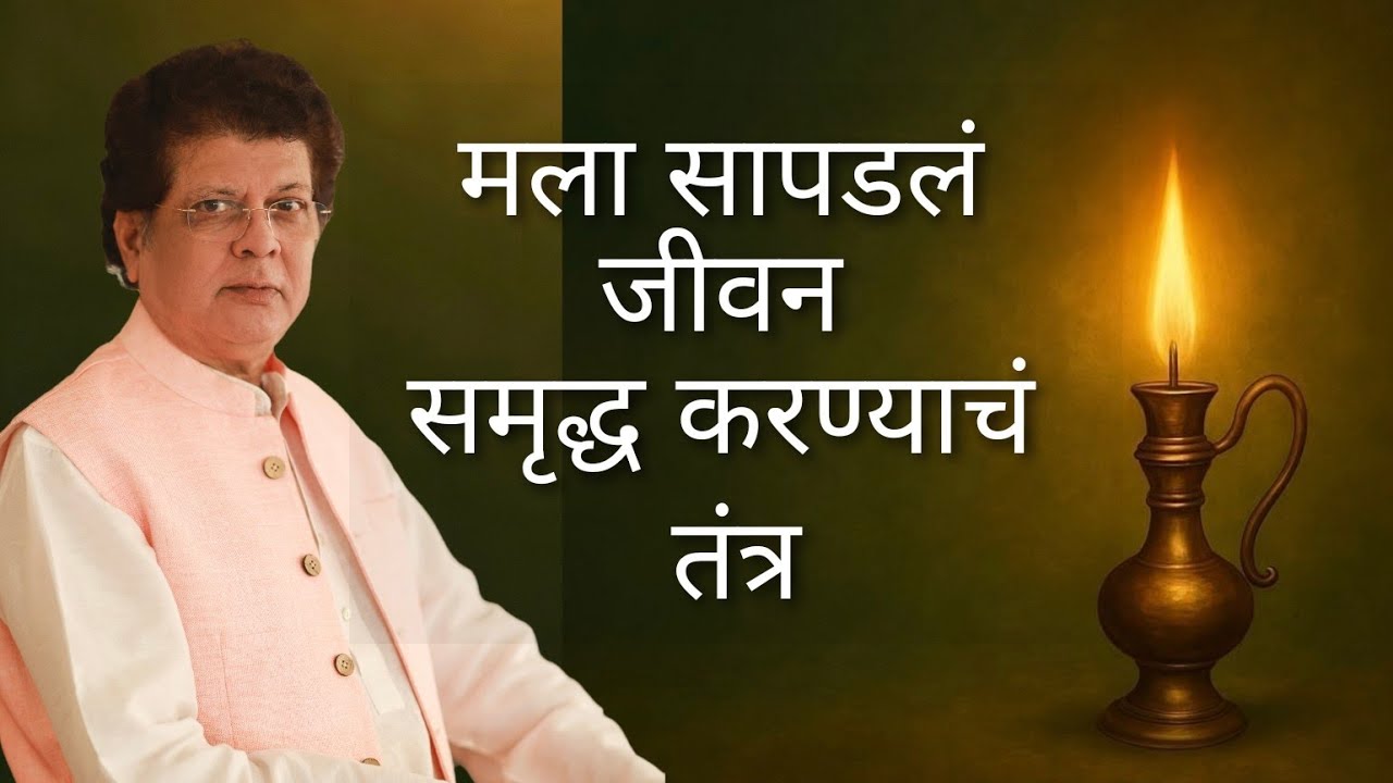 मला गवसले जीवन समृद्ध करण्याचे तंत्र... 