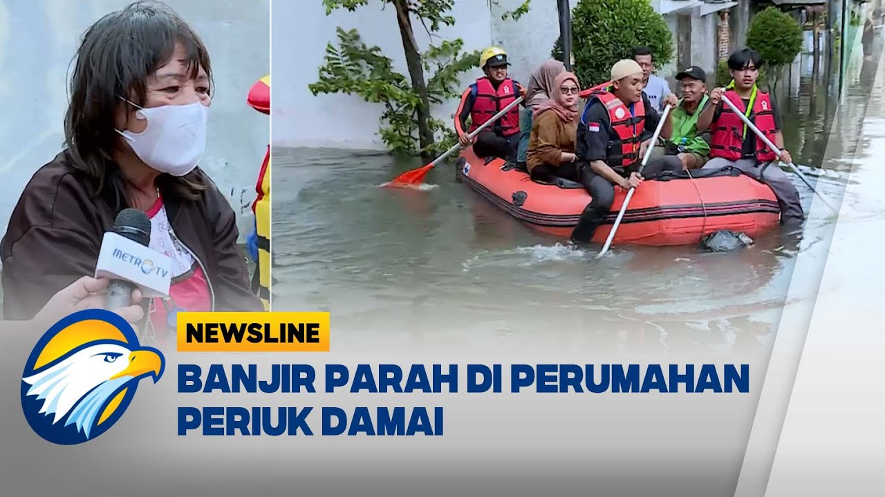 Banjir Melanda Perumahan Periuk Damai - [Newsline]