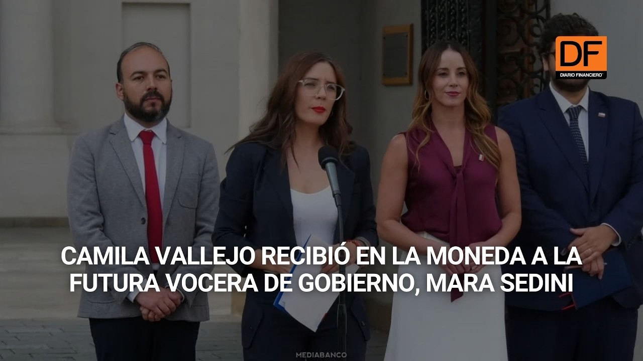 Camila Vallejo recibió en La Moneda a la futura vocera de Gobierno, Mara Sedini